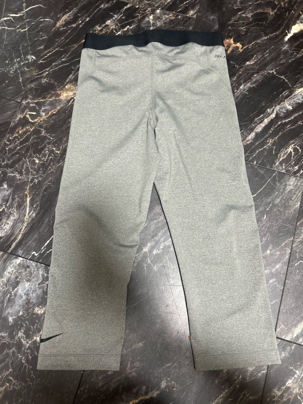 Nike Pro Capri Legging Grey Dri Fit - Picture 2 of 4